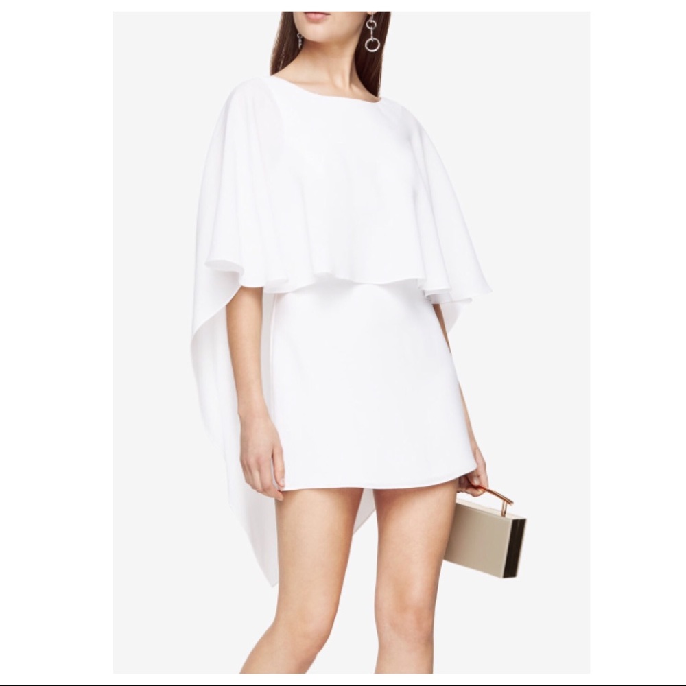 ๐Brand New๐ BCBGMaxazria White Jamey Cape โฆ - Picture 1 of 5